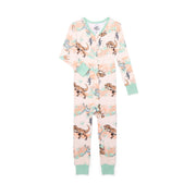 Jurassic Sands Toddler One-Piece Sleeper, Green