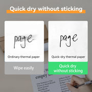 Jeree A4 Thermal Printer Paper, 4 Rolls, 8.3 in Wide x 23 in Length, BPA-Free, Waterproof, Jam-Free Design, Compatible with PeriPage A40 M08F MT810