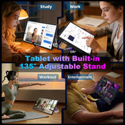 Golzer Z3 Android 15 Tablet, 15.4 in Full HD IPS Display, 8GB RAM, 256GB Storage, Octa-Core MTK G99 Processor