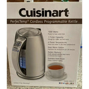 Cuisinart CPK-17 PerfecTemp 1.7 Liter Stainless Steel Cordless Electric kettle, Silver