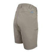 Fishing Life Predator Performance Men's Cargo Shorts, Quick-Dry Polyester, Mid-Rise, Beige, Size 32