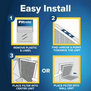 Filtrete 9824-2PK-3 14x30x1 Air Filter, MPR 1000 MERV 11, Allergen Defense, 6 Filters