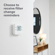 Honeywell Home X1N Non-Programmable Thermostat, Single-Stage 1 Heat/1 Cool, White, RTH11B