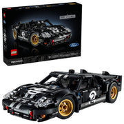 LEGO Technic 1966 Ford GT40 MKII Race Car, 793 Pieces, Black and Silver Collectible Model for Adults, 42223