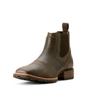 Ariat Hybrid Low Boy Western Boots for Men, Acorn Leather Upper, Rubber Sole, Square Toe, Size 9.5, 10053626