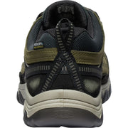 KEEN 1029003 Targhee IV Waterproof Hiking Shoes for Men - Dark Olive/Gold Flame - 11.5W