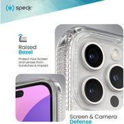 Speck 150733-5085 Crystal Clear GemShell Slim Case for iPhone 16 Pro Max