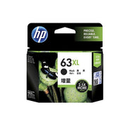 HP 63XL High Yield Black Original Ink Cartridge, High Capacity, Smart Low-Ink Alerts, Fraud Protection, Compatible with DeskJet ENVY OfficeJet, F6U64AA