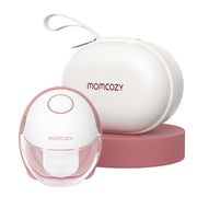 Momcozy Mobile Style M6 Wearable Breast Pump with DoubleFit Silicone Flange, 3 Modes, 9 Suction Levels, Red