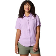 Columbia Women's Tamiami II Short-Sleeve Shirt, Hydrangea, XL