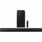 Samsung B-Series HW-B550F 2.1 Channel Soundbar with Wireless Subwoofer, DTS Virtual:X, Dolby Audio, Bluetooth, HDMI ARC, Bass Boost, Adaptive Sound Lite, Voice Enhance Mode, Titan Black