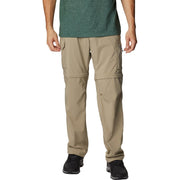 Columbia Silver Ridge Utility Convertible Men's Hiking Pants, Tusk, 30 Waist, UPF 50 Sun Protection, Moisture-Wicking, Zip-Off Legs