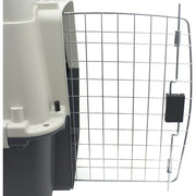 Sportpet Designs CM-2001-CS01 Dog IATA Airline Plastic Kennel Carrier, M, Gray/Beige