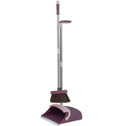 FVSA Broom and Dustpan Set Long - Purple
