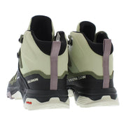 Salomon X Ultra 4 Mid GTX Womens Hiking Boots, Waterproof GORE-TEX, Medium Width, Alfalfa Green, 474550_42 2/3