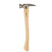 Milwaukee 48-22-9419 19oz Milled Face Hickory Wood Framing Hammer