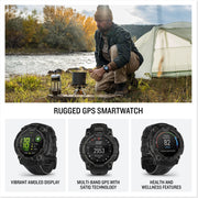 Garmin 010-02936-00 Instinct 3 45mm, AMOLED Display, Rugged Outdoor GPS Smartwatch