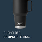 YETI Rambler 30 oz Travel Mug, Stainless Steel, Vacuum Insulated w/Stronghold Lid, Black