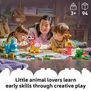LEGO DUPLO Animal Building Game Educational Toy for Toddlers Ages 3+, 94 Pieces, Creative Matching and Fine Motor Skills Development 6585505