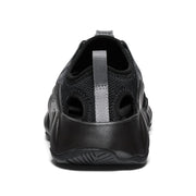 KEEN Hyperport H2 Women's Closed Toe Hiking Sandals, Black Steel Grey, Size 7, 1028657