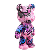 Kuma Paws Kuma Paw Paw Trixie Street Edition 9.5in Urban Art Bear Collectible Figure, Multicolor
