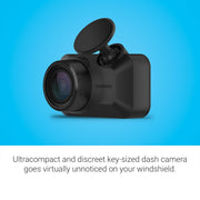 Garmin 010-02899-00 Dash Cam Mini 3 Ultracompact 1080p Dash Cam with a 140-degree Field of View and built-in Clarity Polarizer - Black
