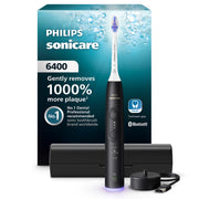 Philips Sonicare 6400 Series Electric Toothbrush, Pressure Sensor, 9 Settings, Rechargeable, White, HX7411/04
