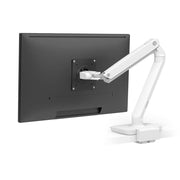Ergotron MXV Single Monitor Arm, VESA Desk Mount, Fits Monitors Up to 34 Inches, Supports 7 to 20 lb, Low Profile Clamp, White, 45-625-216