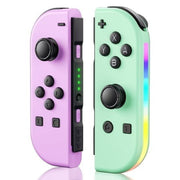 UHM Nintendo Switch Wireless Controllers (L/R), Purple Green