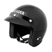 Raider Journey Open Face ATV Helmet - Black - XXS
