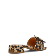 DV Dolce Vita Neeva Women's Leopard Slide Block Heel Sandal, 8MUS