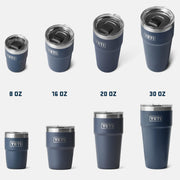 YETI Rambler 20 oz Stackable Insulated Tumbler, Stainless Steel, Vacuum Insulated, MagSlider Lid, Seafoam
