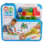 Goliath Jelly Blox Vrroom Truck Kit, 35-Piece Multicolor Sensory Building Blocks Toy for Toddlers and Preschoolers, MESH Accredited, 931266