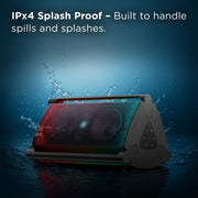 TCL TP201K Bluetooth Party Speaker, 220W Powerful Sound, 5 RGB Dynamic Light Shows, 12-Hour Battery, IPX4 Splash-Proof