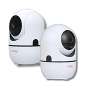 MobiCam HDX Indoor Security Camera, Wi-Fi Pan & Tilt, 1080p HD, Night Vision, Two-Way Audio, Motion Detection, Cloud & SD Storage, 2-Pack, 70197