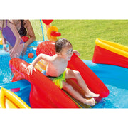 Intex 57453WL Rainbow Ring Inflatable Play Center with Slide, 9'9