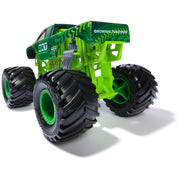 Spin Master Monster Jam BKT Die-Cast Toy Truck, 1:24 Scale, Green, Working Suspension, Rubber Tires, 20153919
