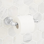 Signature Hardware 446910 Beasley Wall-Mounted Toilet Paper Holder Chrome