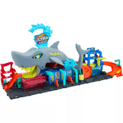 Hot Wheels Color Reveal Ultra Shark Car Wash Track Set