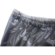 Pukitry High-Waisted Adult Incontinence Pull-On Plastic Waterproof Pants, Blue, 3X-Large, Pack of 3