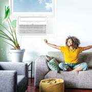 Whirlpool WHAW-151IN 15,000 BTU Window Mounted Inverter Air Conditioner with Remote Control - White