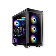 XPG BATTLECRUISER-BKCWW ATX Mid Tower Case, Black
