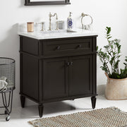 Mahogany Vanity Cabinet - 30
