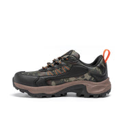 Merrell Stowe Low Hiking Shoes, Camo, Synthetic Upper, Lace Closure, Rubber Outsole, Big Kids, MF25A04