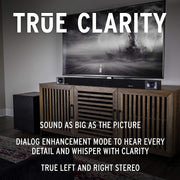 Klipsch 1068777 Cinema 600 Sound Bar 3.1 Home Theater System with HDMI-ARC for Easy Set-Up, Black