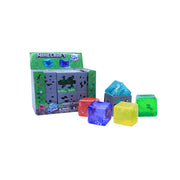 Just Toys Minecraft Jelly Cube Collectible Squishy Sensory Toy Multicolor 2.3 in 17017