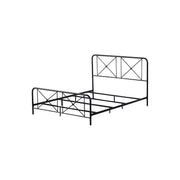 Hillsdale House Williamsburg Complete Metal Bed - BLACK SPARKLE ONE SIZE