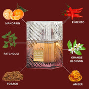 Lattafa Khamrah Dukhan Unisex Eau de Parfum Spray Amber Spicy Gourmand 100 ml 3.4 oz