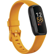 Fitbit FB424 Inspire 3 Health & Fitness Tracker with Stress Management, Morning Glow/Black, One Size