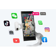 Insta360 INSTAFLOW2AI Flow 2 Plus Foldable Phone Gimbal, AI Multi-Person Tracking, Built-in Tripod, Remote Control, 10-Hour Battery, Gray